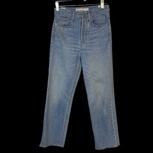 Frank & Eileen Monaghan Denim Jeans  90s Light Wash Womens  26 Button Fly